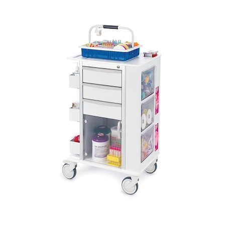 Omnimed Omni Phlebotomy Cart With 3 Drawers & 5" Casters 351005