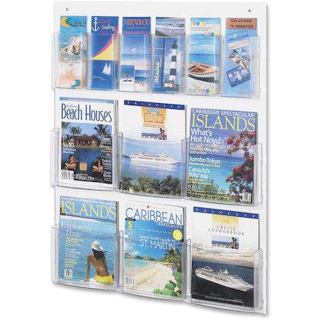 Safco Literature Display, 6 Mag/6 Pam 5668CL