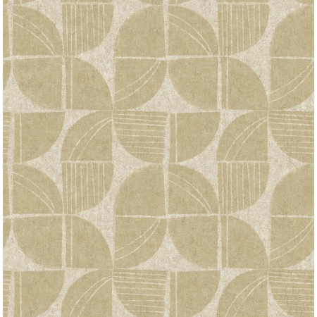 A-Street Prints Baxter Honey Semicircle Mosaic Wallpaper 4141-27114