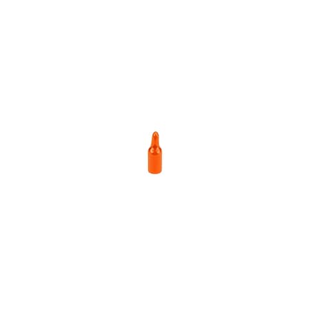 Ty-Flot Cap, 1/2 in, Orange, PK100 EZ52112OR