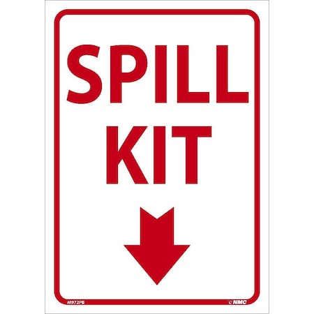 Nmc Spill Kit Sign, M972PB M972PB