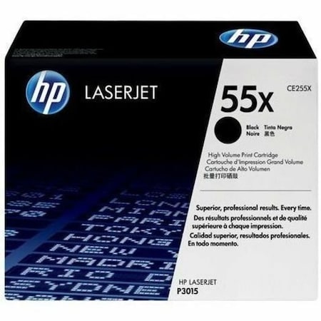 Hp High Yield Toner Cartridge, Black CE255X