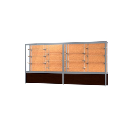 Ghent Display Case Cork 144x66x16, Satin, Walnut 10412CK-SN-W