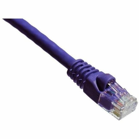 Axiom 14Ft Cat6A 650Mhz Patch Cable Molded Boot (Purple) C6AMB-P14-AX