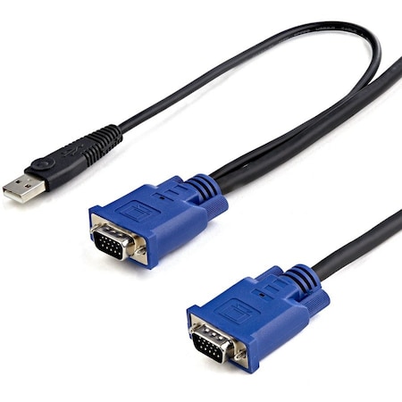 Startech.Com 10 ft 2-in-1 Ultra Thin USB KVM Cable SVECONUS10