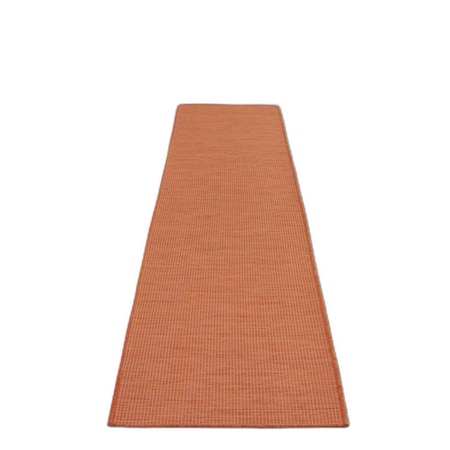 Homeroots 10' Rust Power Loom Runner Rug 522591