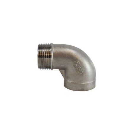 First Fitting & Fastener 3/4 90 DEG STREET ELBOW 316 SS PIPE FITTING 63164MID