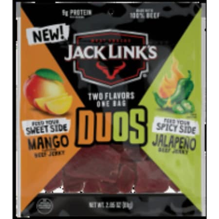 Jack Links 2.85 Oz. Duos Jalapeno/Mango Beef Jerky 143319
