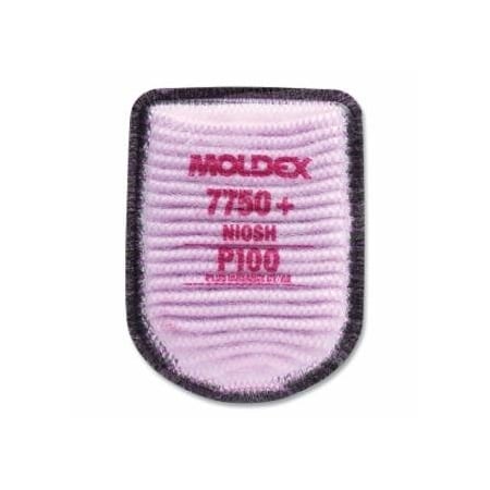 Moldex 7000/7800/9000 Series Semi-Rectangular Filter, P100+ w/IFT, Particulates/Nuisance Organic, 30PK 507-7750+