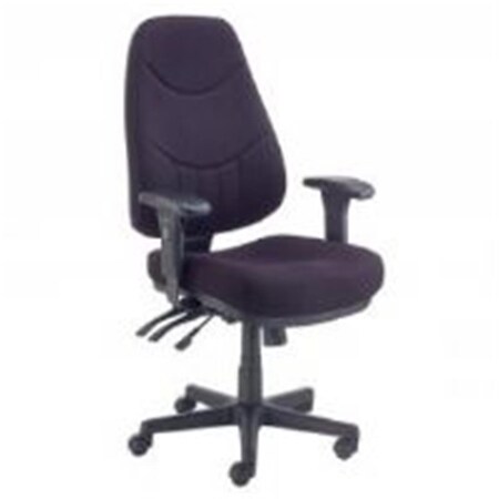 Famous Brand 921359BK 8 Way Adjustable Fabric Executive Chair Black YYGB-250575BK