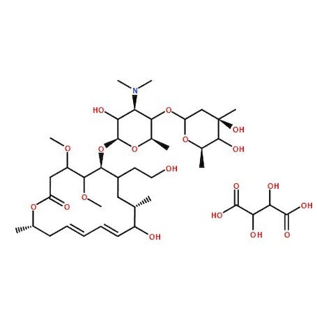 Ak Scientific Leucomycin tartrate, ≥1100u/mg (1g), CAS 37280-56-1 E875-1g