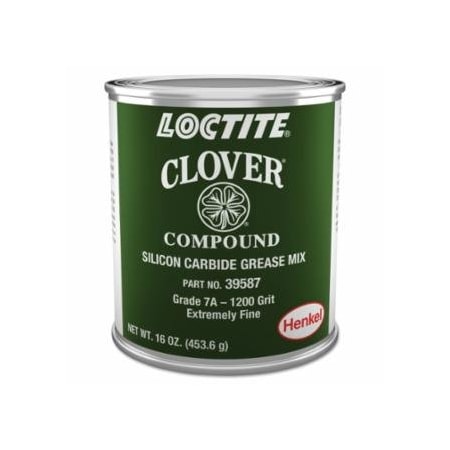 Loctite CloverSilicon Carbide Grease Mix, 1 lb, Can, 1200 Grit 442-233246