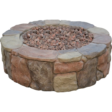 Bond Petra 36'' Round Faux Stone Fire Pit 66600
