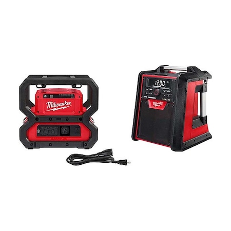 Milwaukee Tool M18 CARRY-ON Power Supply + M18 Radio 2845-20, 2792-20
