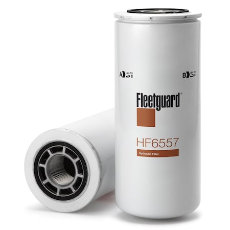 Fleetguard Hydraulic Filter, 9.4375 in L, Spin-On HF6557