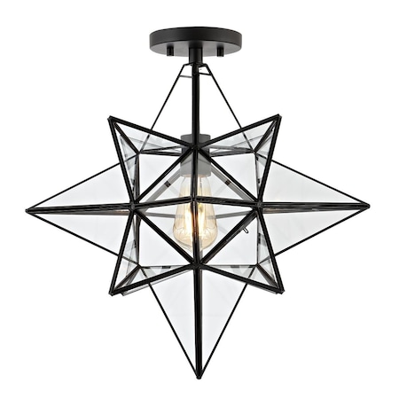 Safavieh Abrielle Flush Mount, Black FLU4081C