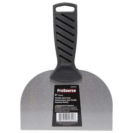 Prosource Joint Knife, 4 in W Blade, 6 in L Blade, HCS Blade, Flexible Half-Tang Blade, Non-Slip Handle 10600