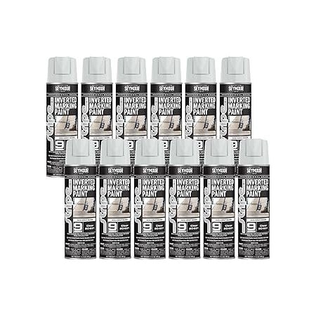 Seymour Midwest Stripe 9-Series Inverted Ground Marking Paint, Clear net 17oz., 12PK 20631