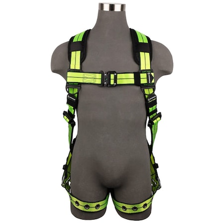 Safewaze PRO Plus Full Body Harness 1D, QC Chest, TB Legs 3X FS-FLEX185-3X
