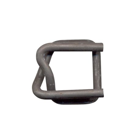 Kubinec 0.75 in. Phosphate Coated Wire Buckles for Woven Polyester Strap, 100PK 19mmDRK