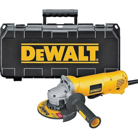 Dewalt DeWALT DWE402K/D28402K Angle Grinder Kit, 5/8-11 UNC Spindle, 4-1/2 in Dia Wheel DWE402K/D28402K
