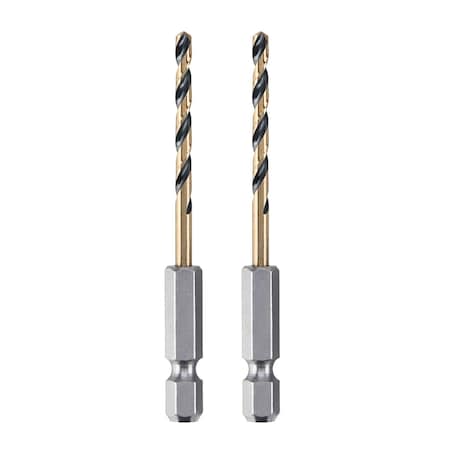 Dewalt Drill Bits, 1/4" Hex, PK2 DWA5008