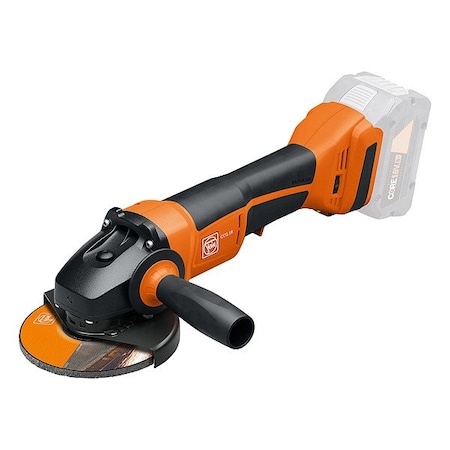 Fein Cordless Angle Grinder, 18V DC, Paddle CCG 18-125 BLPD SET