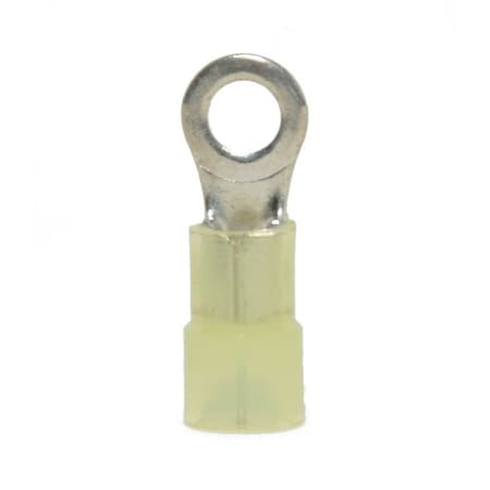 Hillsdale Terminal Ring Terminal, #10 Stud Size, 10 AWG, 600 V, Nylon Insulated, 1000 PK 50230N