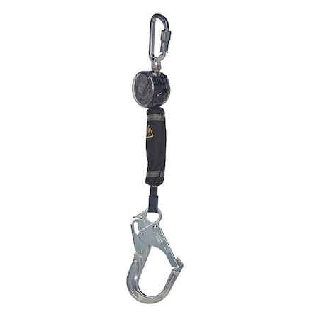 Msa Safety V-TEC Self Retracting Lifeline, Carabiner, Aluminum, 1 Leg(s), 400 lb Weight Capacity VTOHW-021-DA-AF