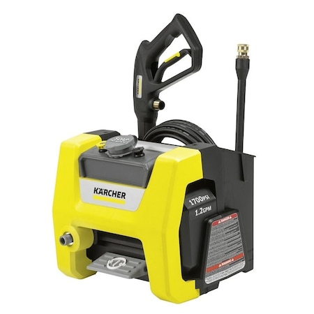 Karcher Karcher K1700 CUBE Pressure Washer, 1700 psi Operating, 1.2 gpm, 20 ft L Hose, 13 A, 60 Hz K1700 CUBE