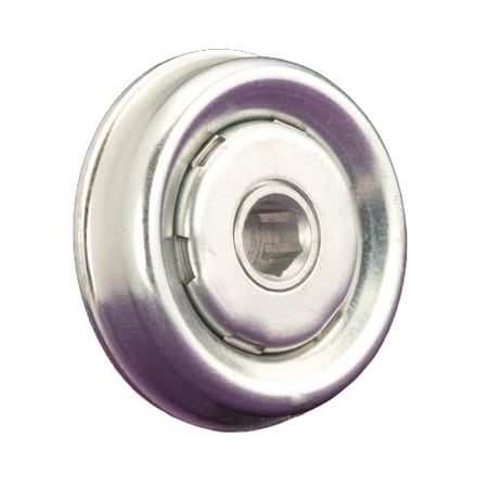 Miller Bearing Conveyor Bearing, Flanged Unground Non-Precision , Carbon Steel, 0.4375 in Bore Dia., Hex Bore MFC-2340EC-7H-O