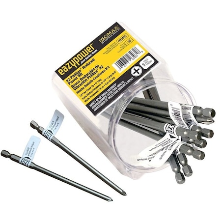 Eazypower Power Bit, 2 Drive, Phillips Drive, 6 in L 3465