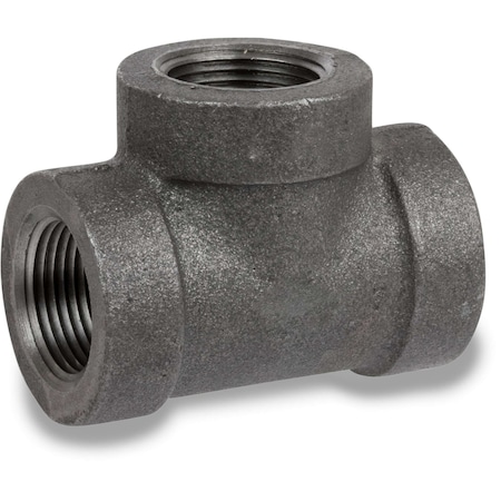 Usa Industrials Pipe Fittings - Black-Coated Malleable Iron - Class 300 - Tee - 2in NPT Female ZUSA-PF-20570