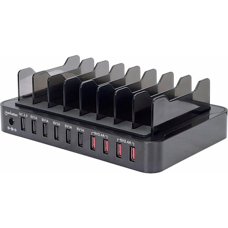 Manhattan 10-Port USB Charging Station 180009