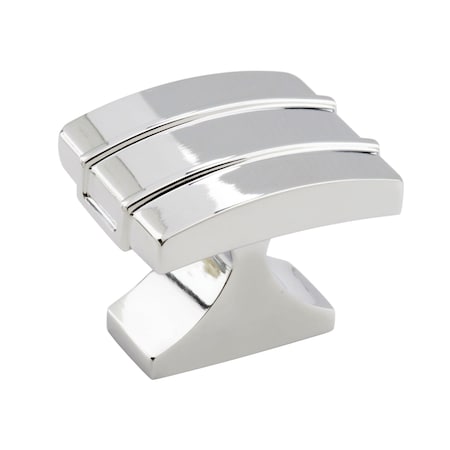 Amerock Davenport 1-1/2 in 38 mm Length Polished Chrome Cabinet Knob BP3660226