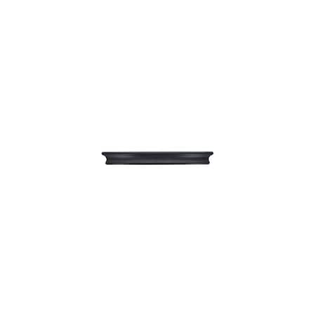High & Mighty Floating Shelf 2" H X 18" W X 6" D Black Wood Black 515605