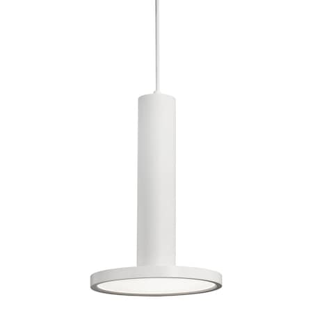 Afx Luna, LED Pendant, 8'' W, White LNAP08LAJD1WH