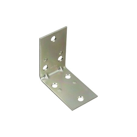 National Hardware V121 Series Corner Brace, 2-1/2 in L, 1-1/2 in W, 2-1/2 in H, Steel, Zinc, 2PK N285-569
