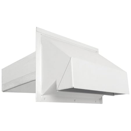 Imperial Exhaust Hood, HeavyDuty, Galvanized Steel, White, For 314 x 10 in Ducts VT0515