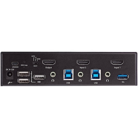 Startech.Com 2 Port HDMI KVM Switch 4K 60Hz w/USB Hub SV231HU34K6