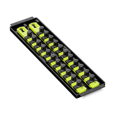 Ernst Manufacturing Socket Organizer, Yellow, 3 5/8" D 8469HV