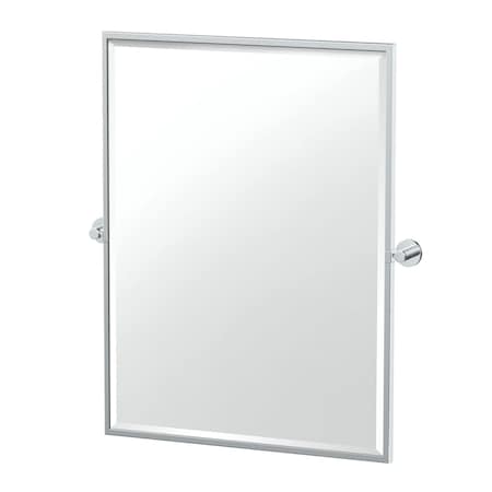 Gatco Reveal 32.5" Framed Rectangle Mirror, Chrome 4669FS