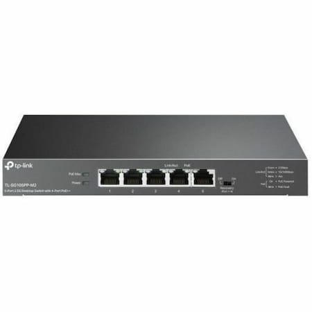 Tp-Link 5-PORT2.5G DESKTOP SWITCH W/4POE++ TL-SG105PP-M2