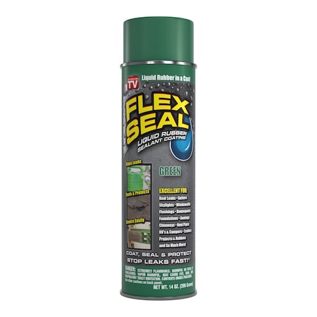 Flex Seal Green, Net Wt. 14 oz, 6PK FSGRNR20