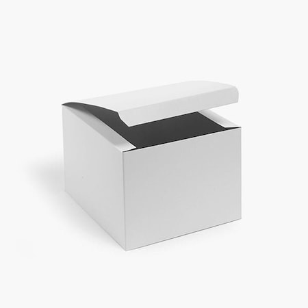 Nashville Wraps Recycled White 1 Piece Gift Boxes, 8x8x6, 50PK GW35