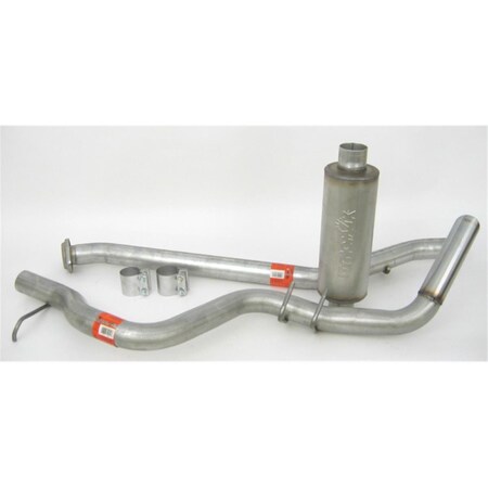 Dynomax 39311 Stainless Steel Cat-Back Exhaust System - 3 in. Single DYN39311