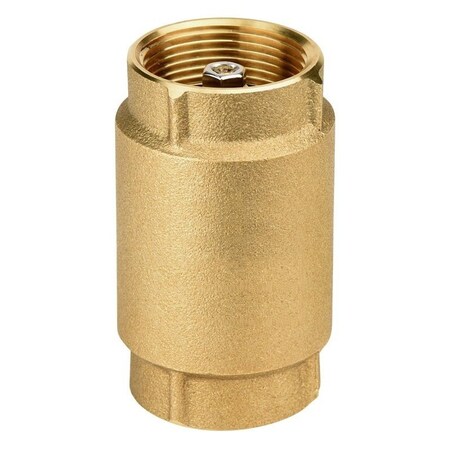 Water Source CV-125NL Check Valve, 1-1/4 in, 200 psi Pressure, Brass Body CV125NL