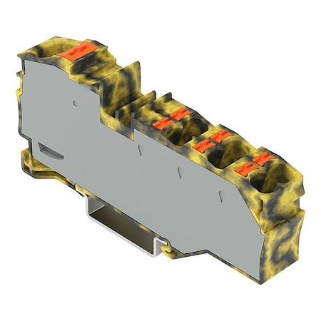 Wago Terminal Block, 3.43" L, 1.71" W, 800V 2216-8031/0000-0053