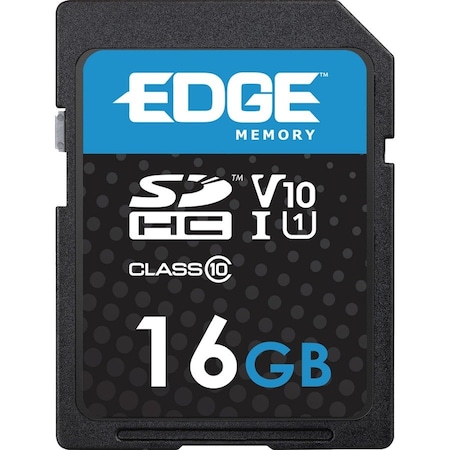 Edge Memory 16Gb Sdhc Vsc (V10 U1) Memory Card PE256777