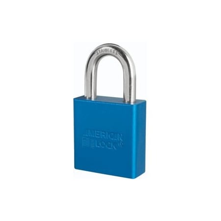 Master Lock Co Safety Padlock 1in Shackle Blue 0-Bitted A1105KZ BLU